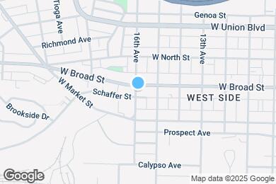Map image of the property - 1629 W Broad St