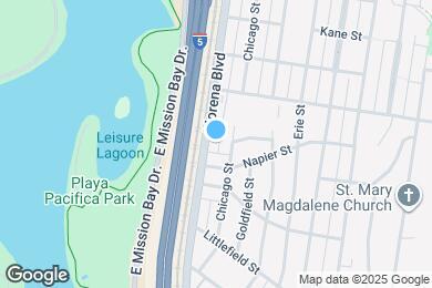 Map image of the property - Bay Park Apartments