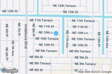 Map image of the property - 1009 NE 10th Terrace