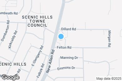 Map image of the property - Scenic Hills Apartments