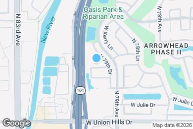 Map image of the property - 7936 W Taro Ln