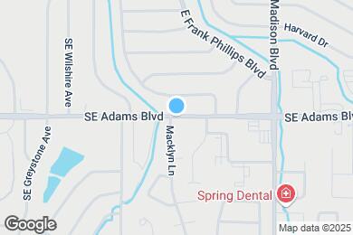 Map image of the property - 4715 SE Adams Blvd