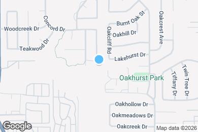 Map image of the property - 1716 Parkridge Dr