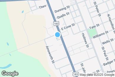 Map image of the property - 1406 Blair St