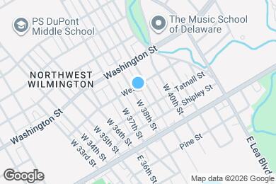 Map image of the property - 123 W 38th St