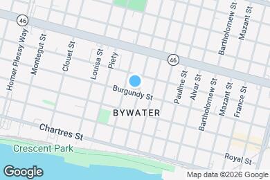 Map image of the property - 3421 Burgundy St