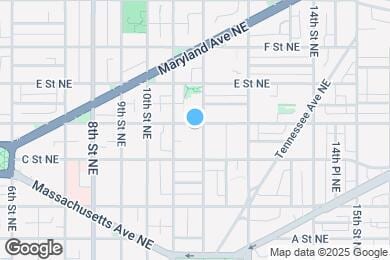 Map image of the property - 1125 D St NE