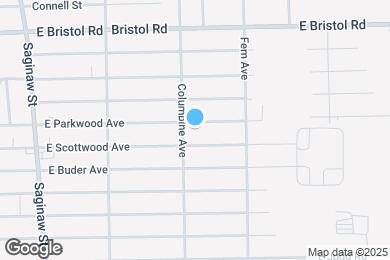 Map image of the property - 2188 E Parkwood Ave