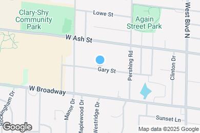 Map image of the property - 1411 Gary St