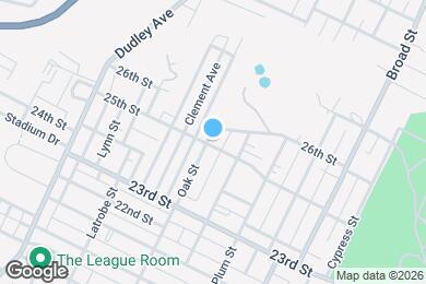 Map image of the property - 2502 Oak St