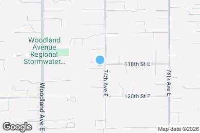 Map image of the property - 11802 74th Ave E
