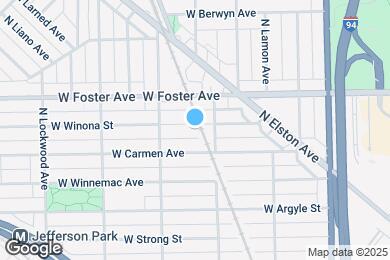Map image of the property - 5021 W Winona St