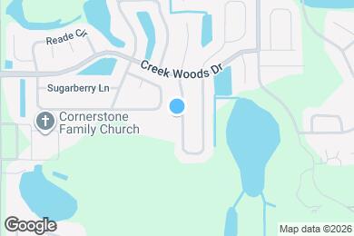 Map image of the property - 1215 Creek Woods Cir