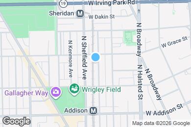 Map image of the property - 3750 N Wilton Ave