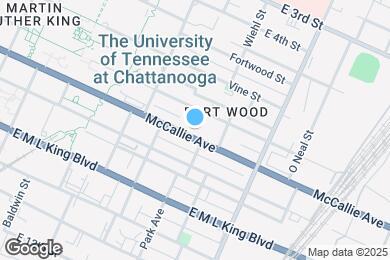 Map image of the property - Eight59 Flats - Downtown Chattanooga