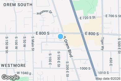 Map image of the property - 171 E 850 S