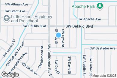 Map image of the property - 1849 SW Day St