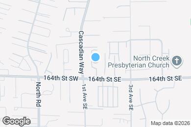 Map image of the property - 107 164th St SE