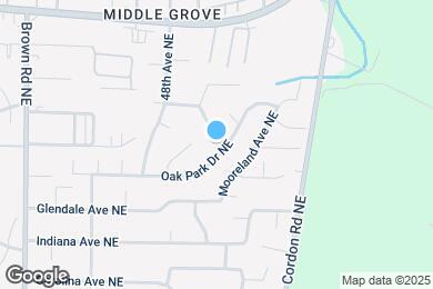 Map image of the property - 4893 Oak Park Dr NE