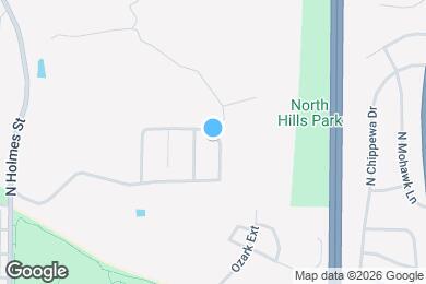 Map image of the property - 3312 N Virginia Ave