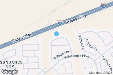 Map image of the property - 22644 W Adams Dr