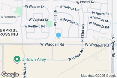 Map image of the property - 13915 N 134th Ln