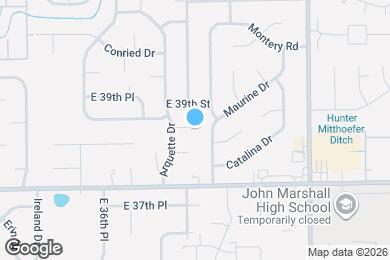 Map image of the property - 9819 Bishop Ct