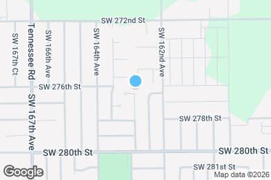 Map image of the property - 16305 SW 276th Ter