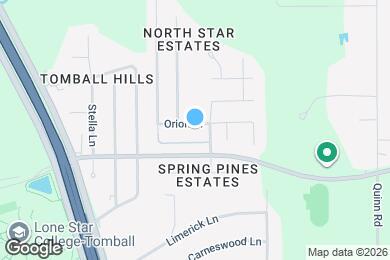 Map image of the property - 14211 Orion Dr