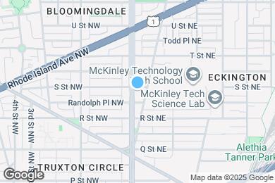 Map image of the property - 1743 N Capitol St NE