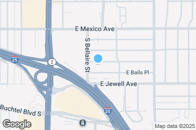 Map image of the property - 4350 E Utah Pl