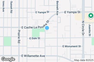 Map image of the property - 815 E Hills Rd