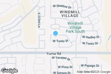 Map image of the property - 22247 W Hadley St