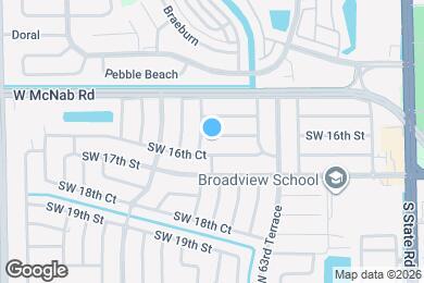 Map image of the property - 6500 SW 16th St