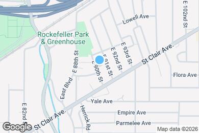 Map image of the property - 765 E 90th St