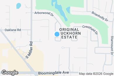 Map image of the property - 2537 Arborwood Dr