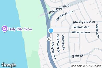Map image of the property - 1002 S Mayfair Ave