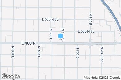 Map image of the property - 447 N 600 E