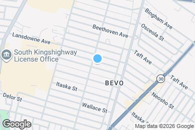 Map image of the property - 4363 Neosho St