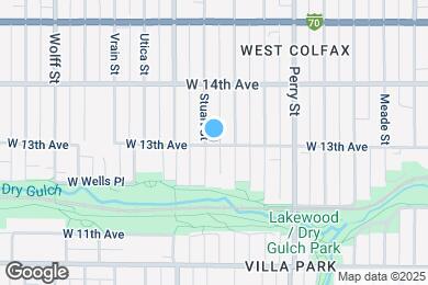 Map image of the property - 4265 W 13th Ave