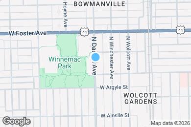 Map image of the property - 5057 N Damen Ave