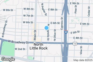 Map image of the property - 217 E 4th St
