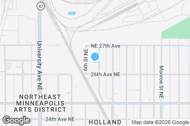 Map image of the property - 2622 7th St NE