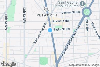 Map image of the property - 4014 Georgia Ave NW
