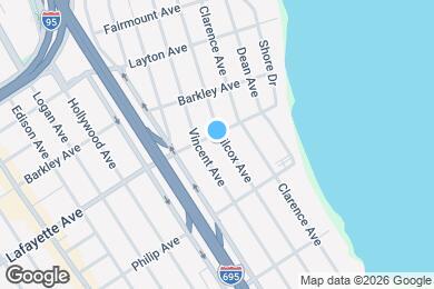 Map image of the property - 3220 Lafayette Ave