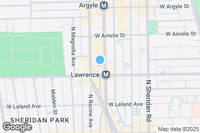 Map image of the property - 1130 W Lawrence Ave