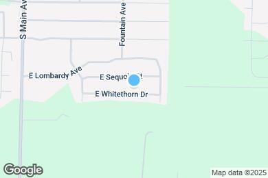 Map image of the property - 485 E Whitethorn Dr