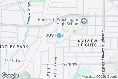 Map image of the property - Room in Single Family Home on Morris Brown Dr SW