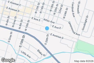 Map image of the property - 907 E Avenue G