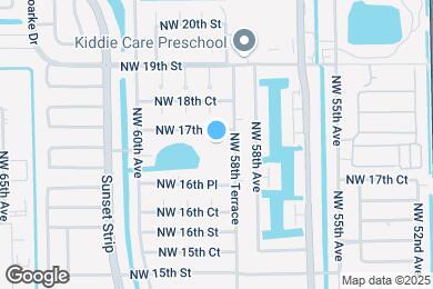 Map image of the property - 5850 NW 17th Pl